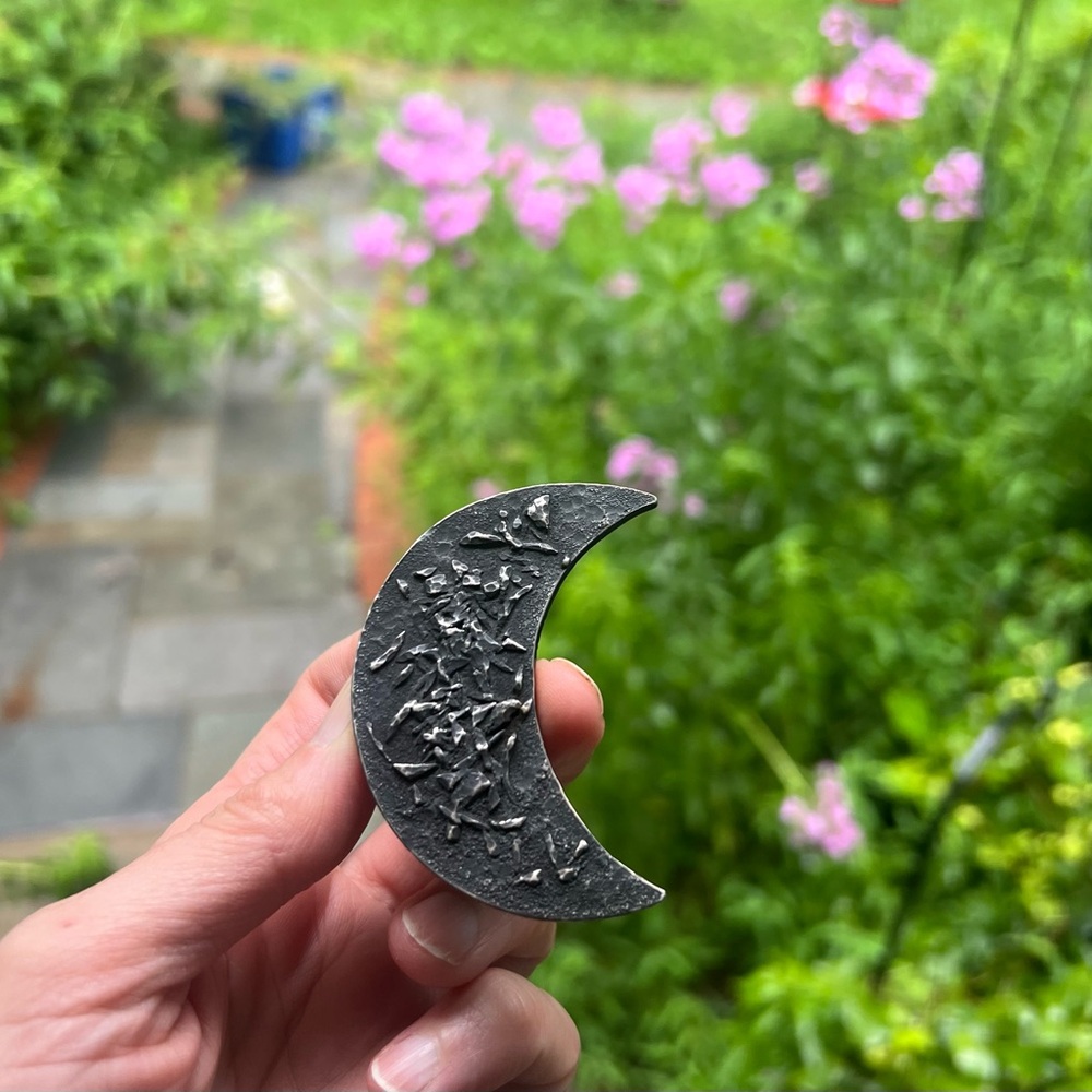Oxidized Sterling Silver Large, Hand-crafted Ring